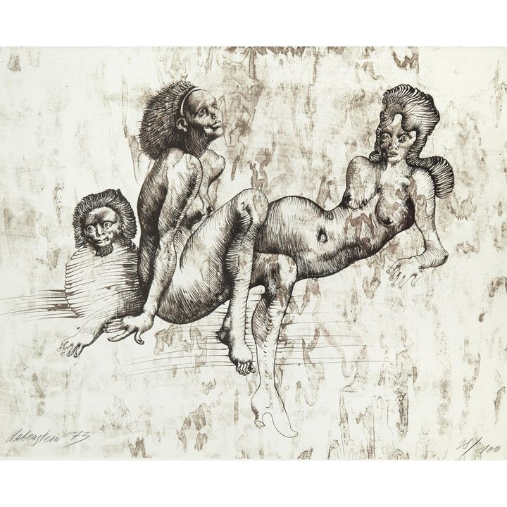 Jan Lebenstein | Scena salonowa, 1973