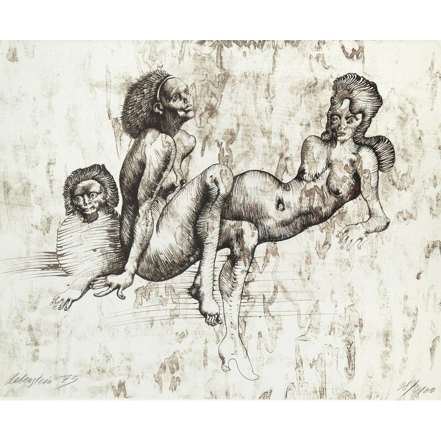 Jan Lebenstein | Scena salonowa, 1973