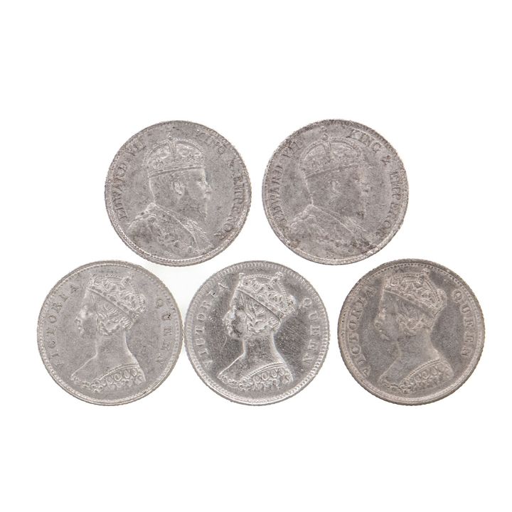 Hong Kong, Ten Cents, 1895 - 1903,  EF - UNC