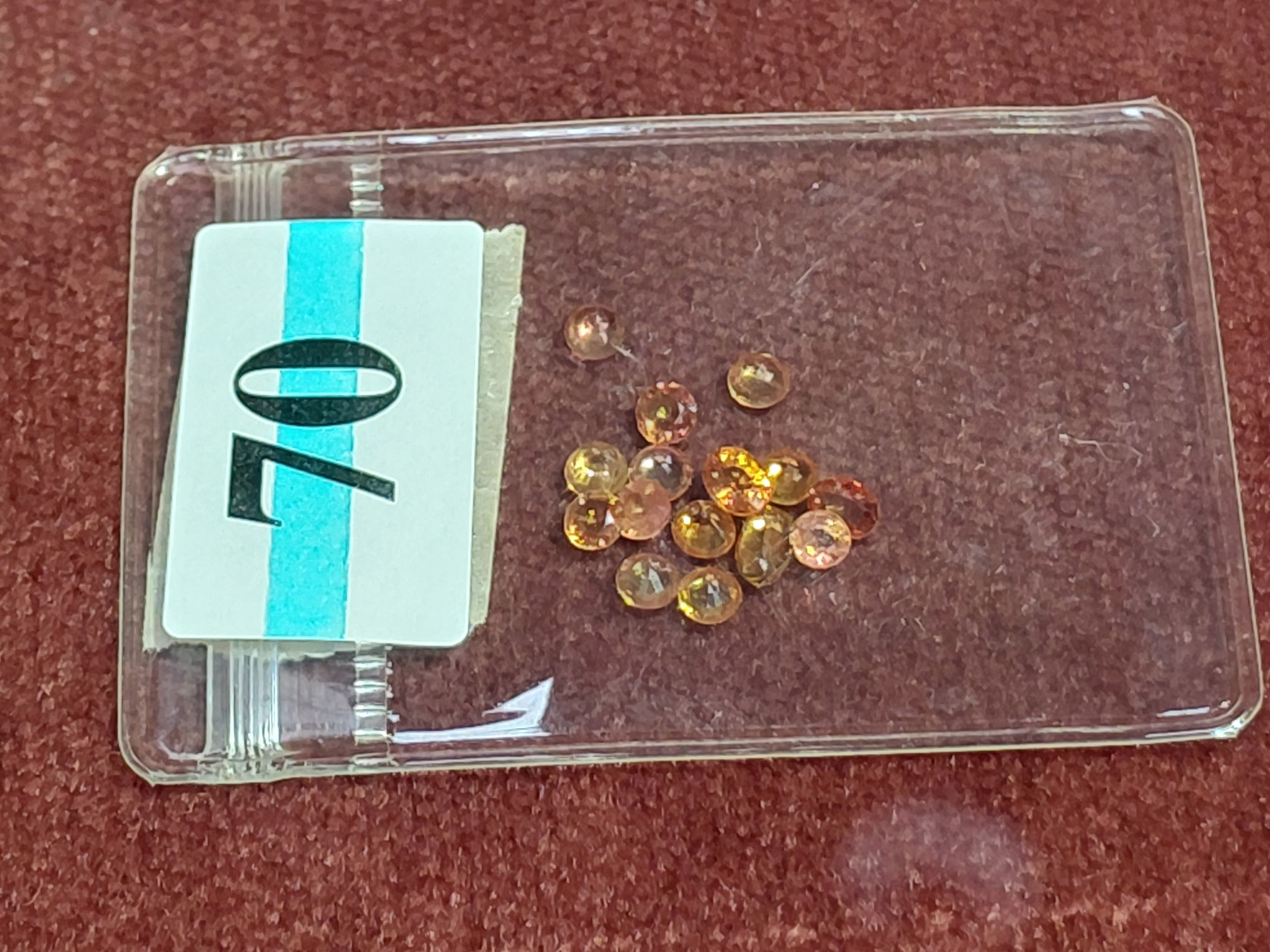 Orange Sapphire Gemstones