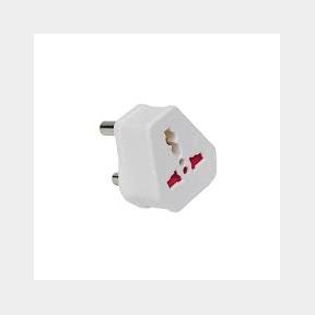 Universal Travel Adaptor to 3 Pin SA Plug - White - Bar 9901037720750-51748/4319