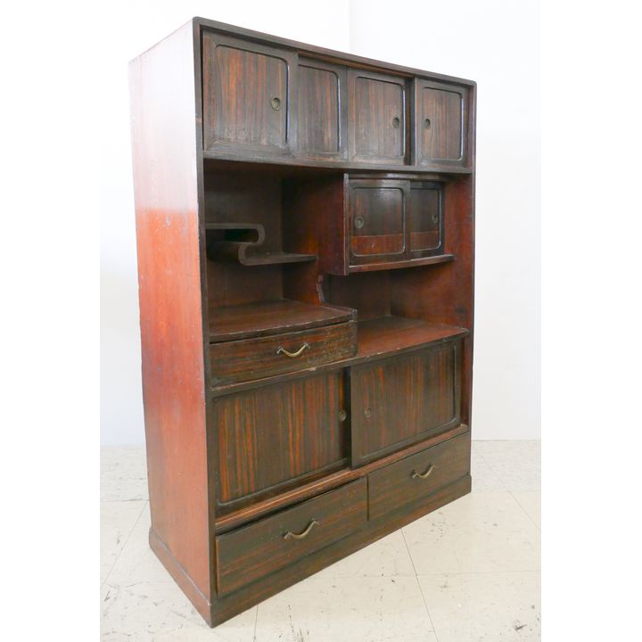 Taisho Japanese Cha Dansu Tea Cabinet- 40x29x12''