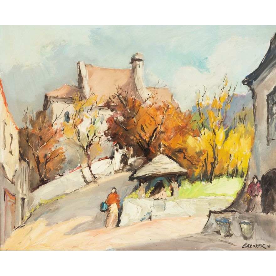 Stanisław Jan Łazorek | Widok z Kazimierza,1988 r.