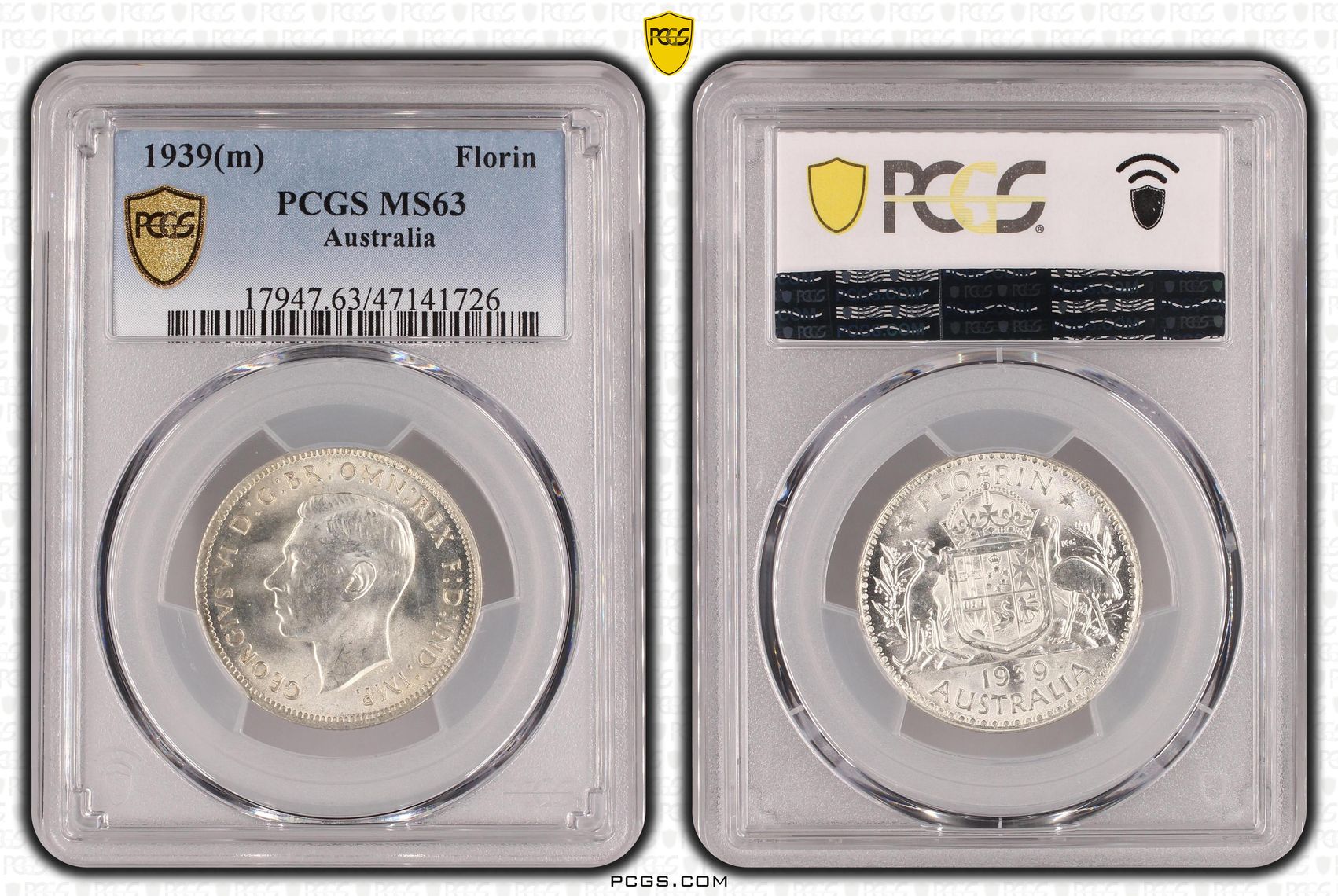 Florin, 1939(m), PCGS MS 63