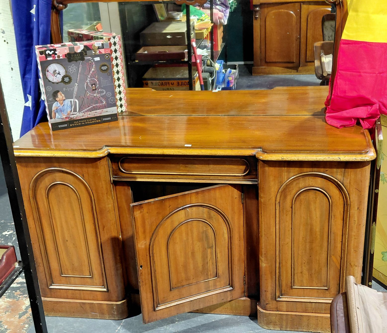 VICTORIAN BREAKFRONT SIDEBOARD