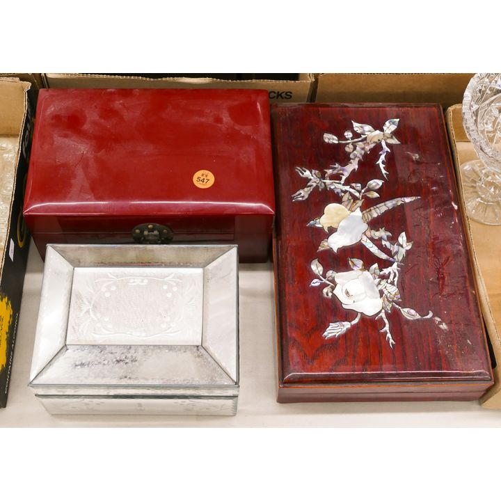 3pc Asian Jewelry Boxes