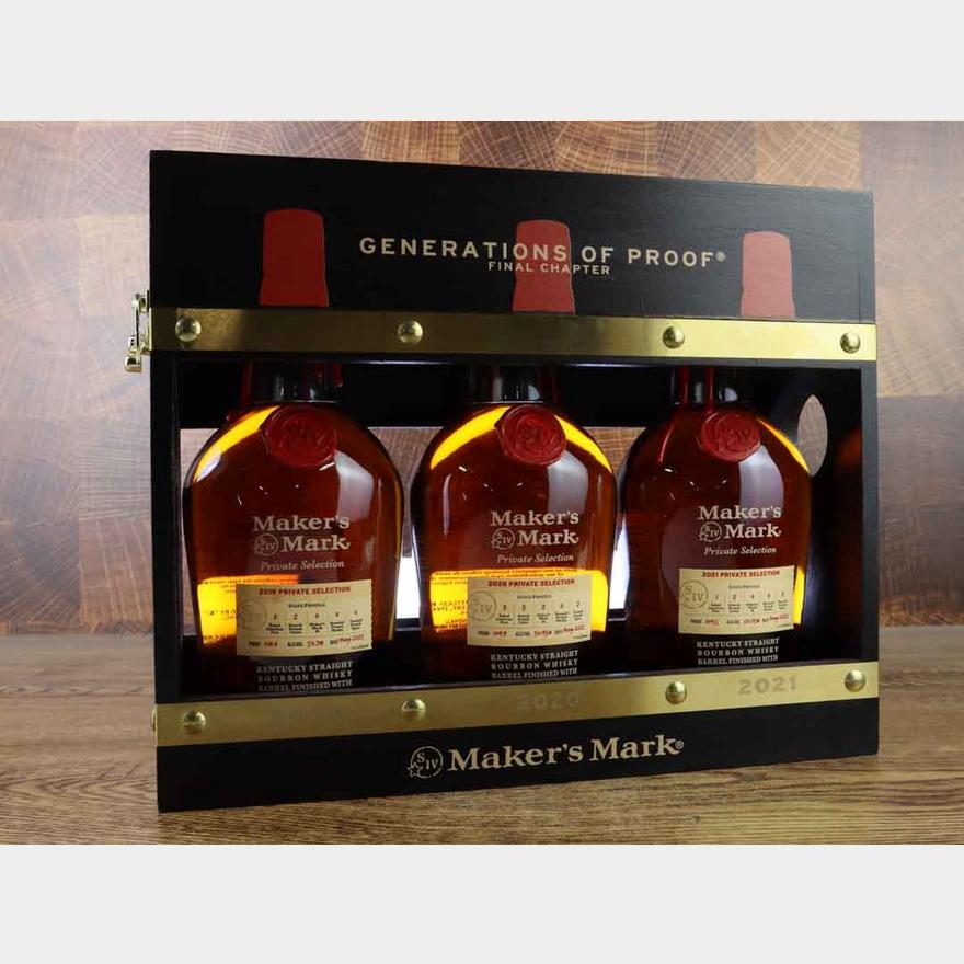 Maker's Mark 'Generations of Proof' Bourbon Gift Set (3 Bottles, 375 ml)