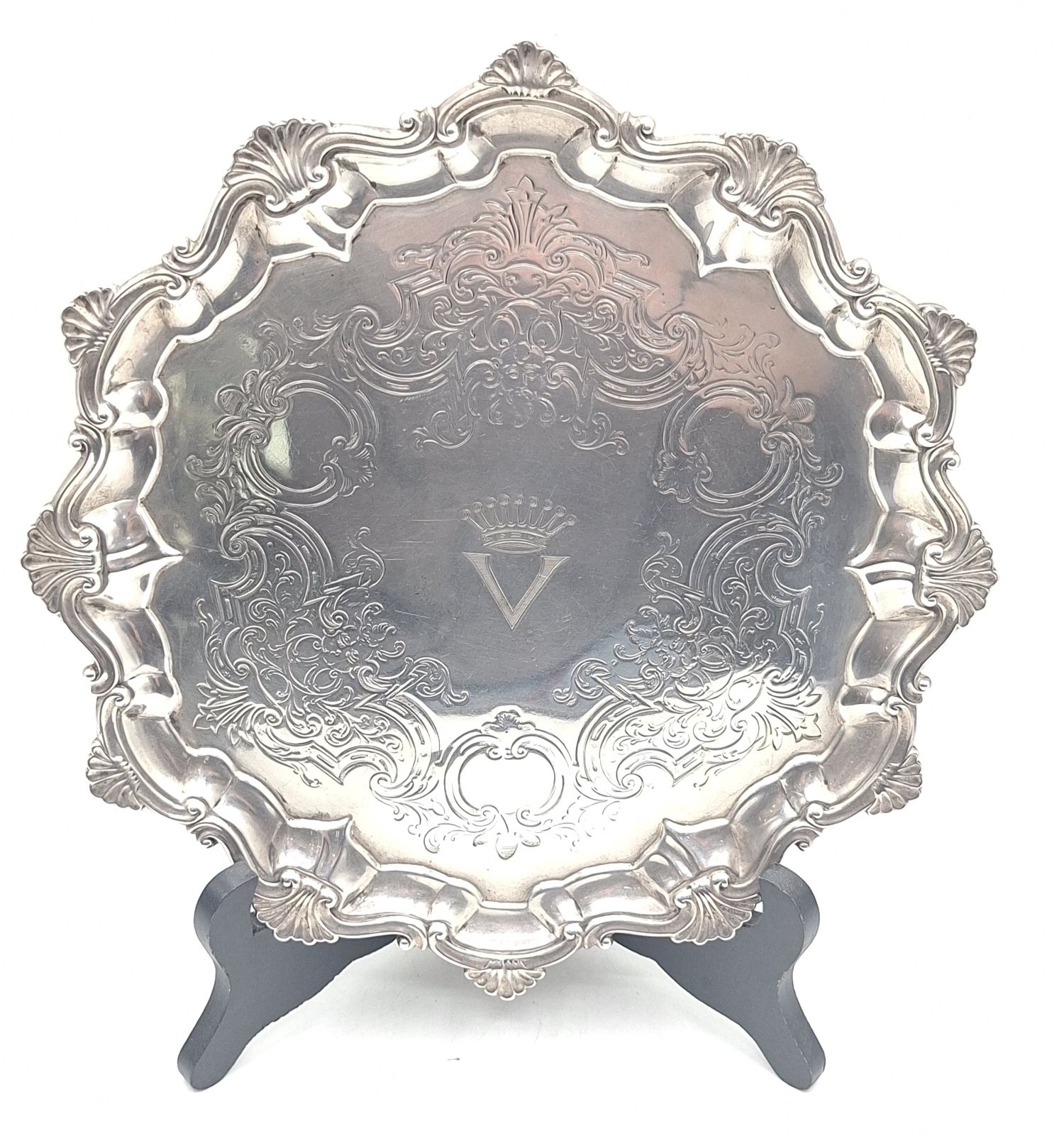 Victorian Sterling Silver Salver