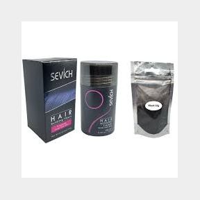 Sevich Hair Building Fibers 12g with 12g Refill Bag - Black (Parallel import) - Hair building fibers for hirloss -51732/1074 B2(S5)