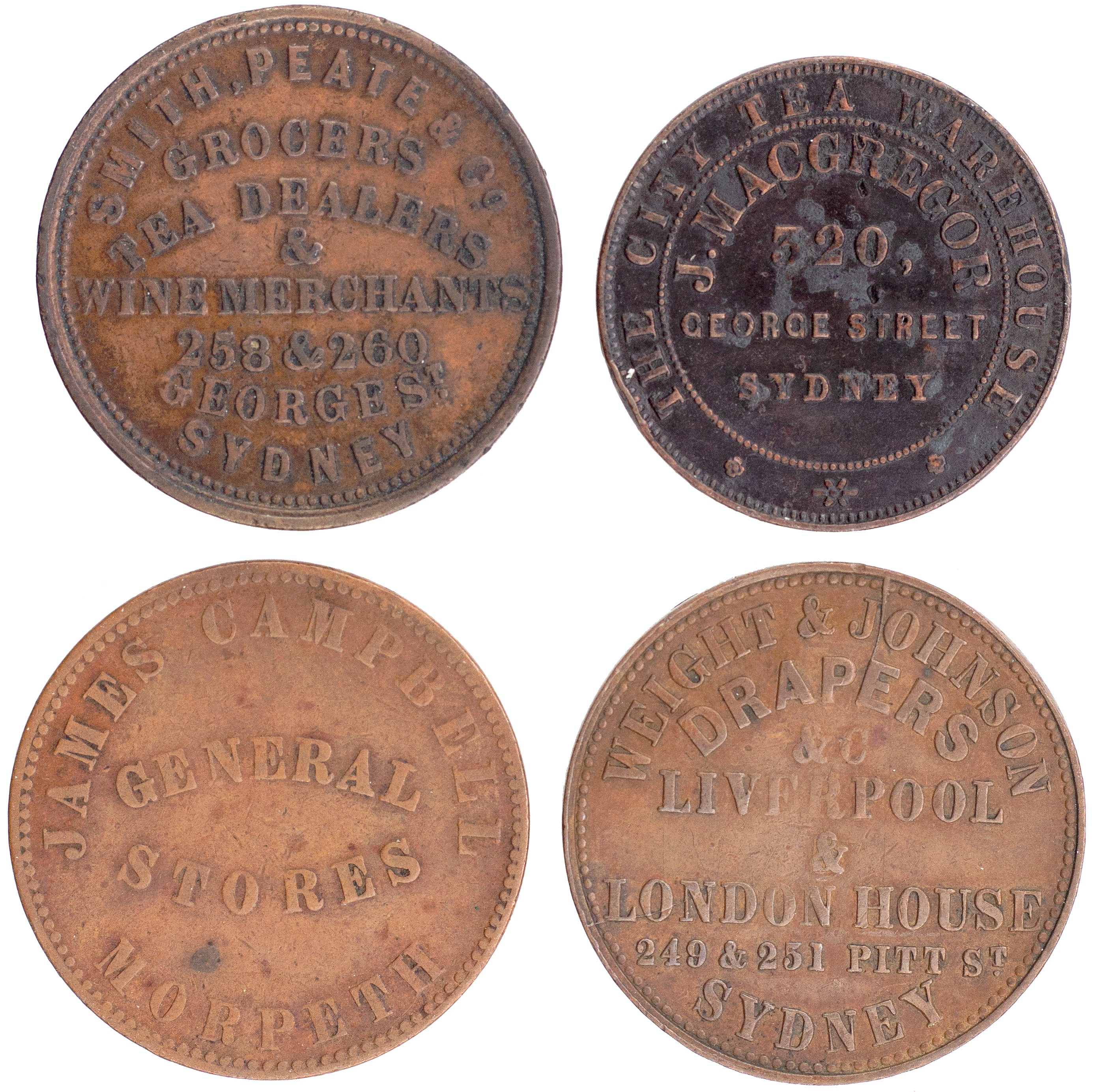 Sydney, NSW, Halfpenny, Varied, VG - aVF