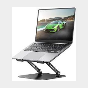 Universal Brushed Aluminum Laptop Stand For 11 - 17 INCH Models Silver - Solid Aluminum Alloy - 51748/18538 SN B3 (S6)