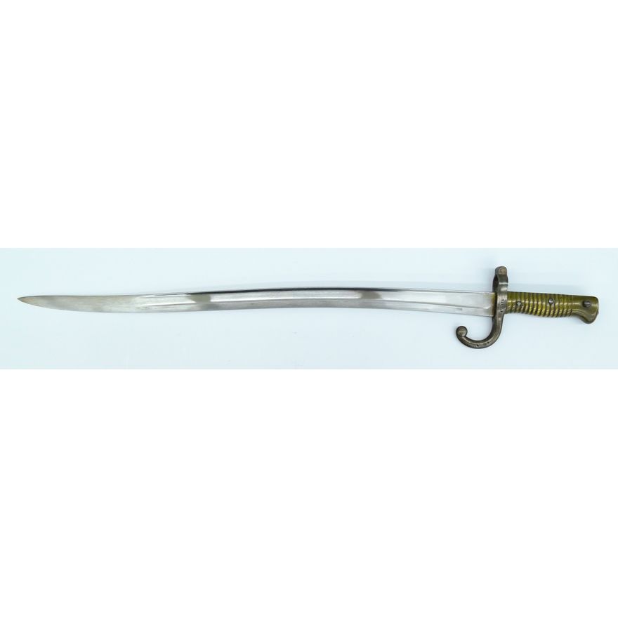 Antique French 1873 Military Bayonet 28''