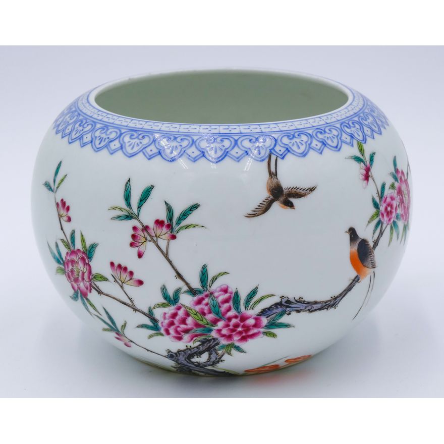 Fine Chinese Republic Porcelain Enameled Bowl 5.5''