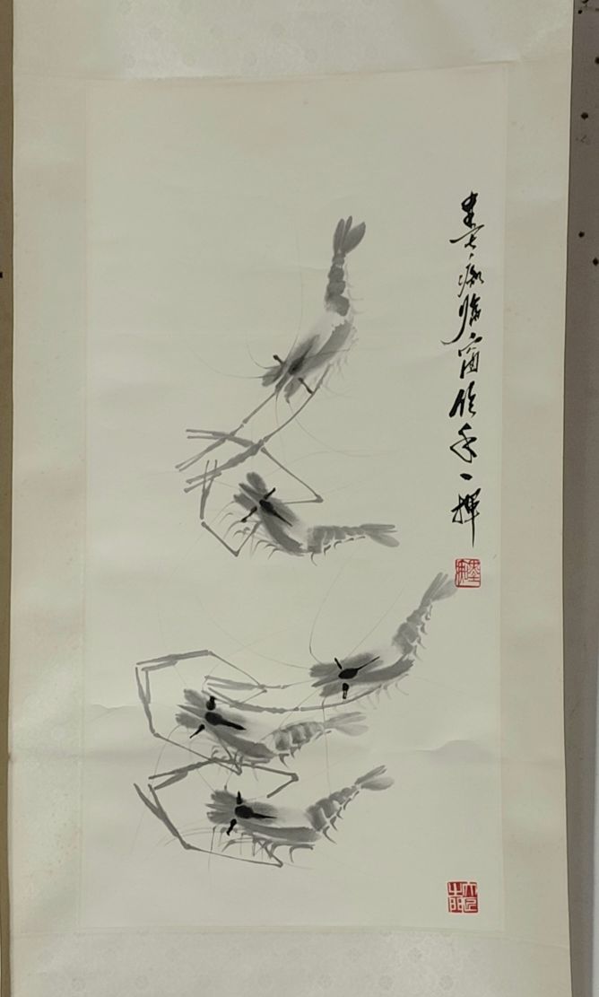 235 · JAPANESE HAND PAINTED SCROLL