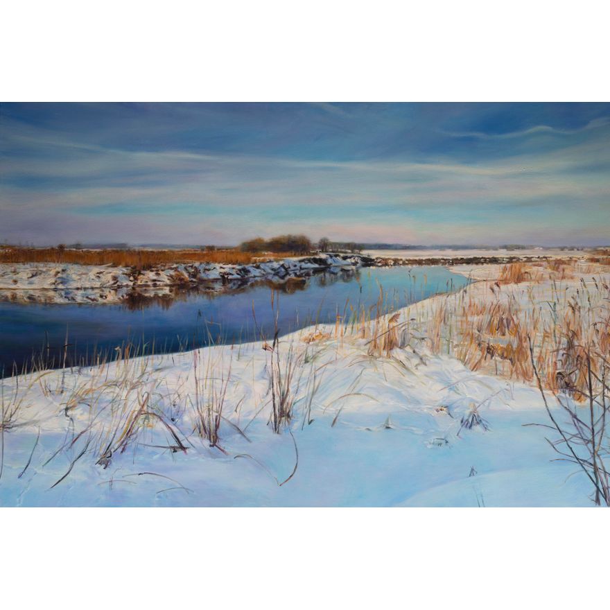 Małgorzata Zembko | Winter serenity (Narew zimą), 2024