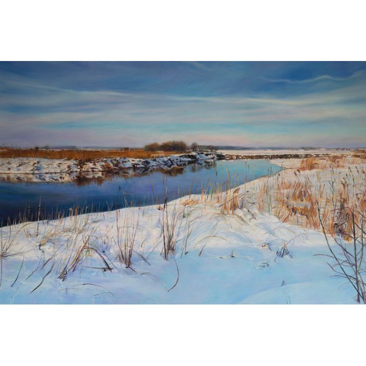 Małgorzata Zembko | Winter serenity (Narew zimą), 2024