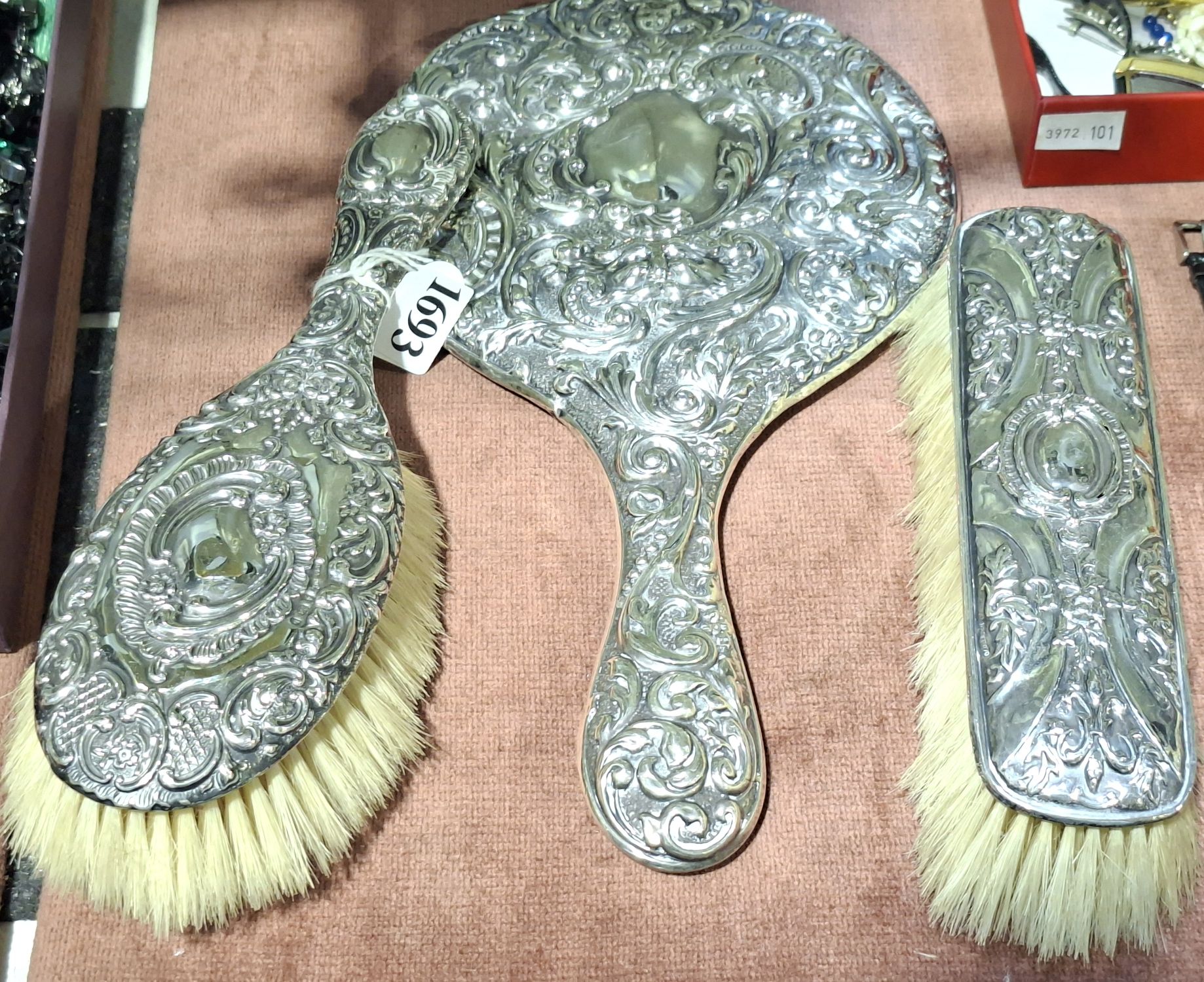 STERLING SILVER VANITY SET
