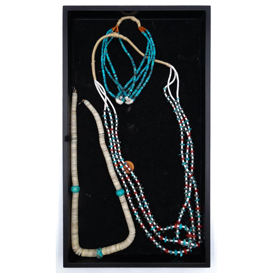 Tray Southwest Heishi Bead Necklaces etc.
