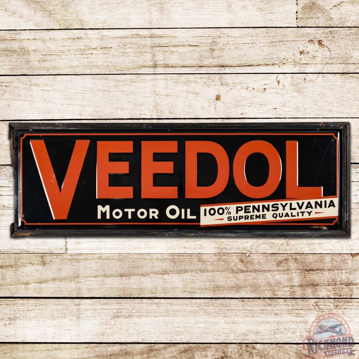 42" Veedol 100% Pennsylvania Motor Oil SST Sign