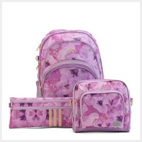 Totem 3 Piece Set Orthopaedic School Bag Lunch Bag And Pencil Case Black |