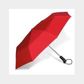 Whimsical Compact Umbrella - Red - Bar 9902058118274- 51737/8232 AS B1 (S6)