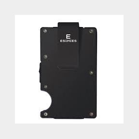 ESIMIES Minimalist Wallet - Card Holder and Money Clip-RFID Blocking-Black-50582/5573 (B4 S2 C)