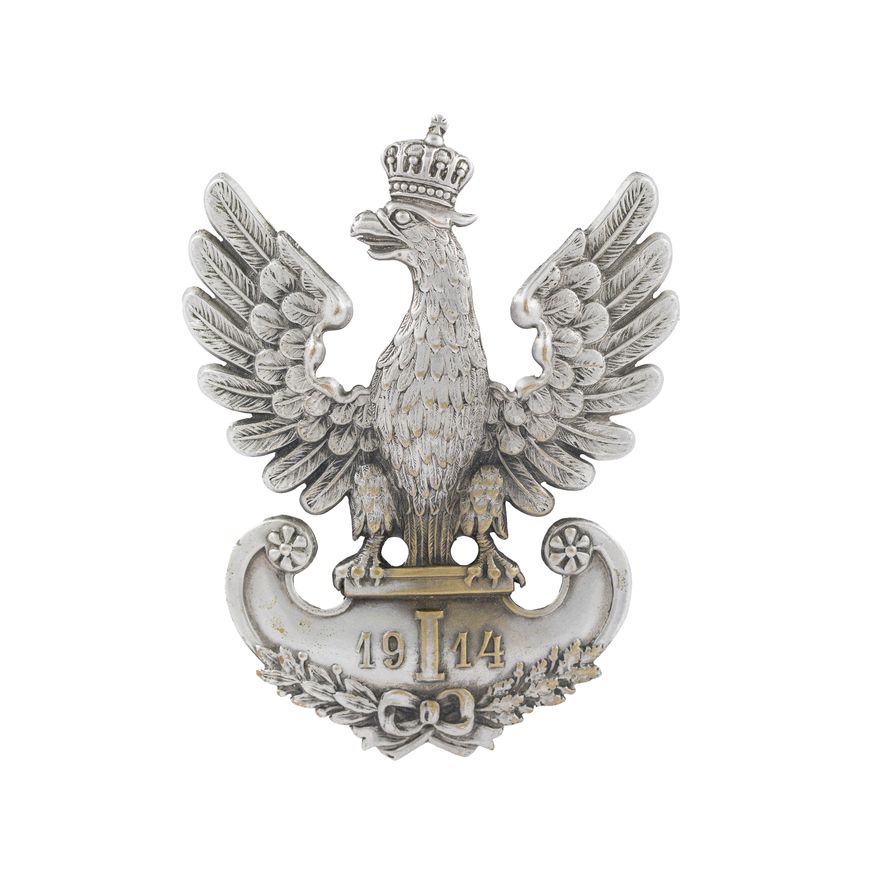 Orzeł na czapkę ułańską 2 Pułku Ułanów Legionowych II Brygady LP