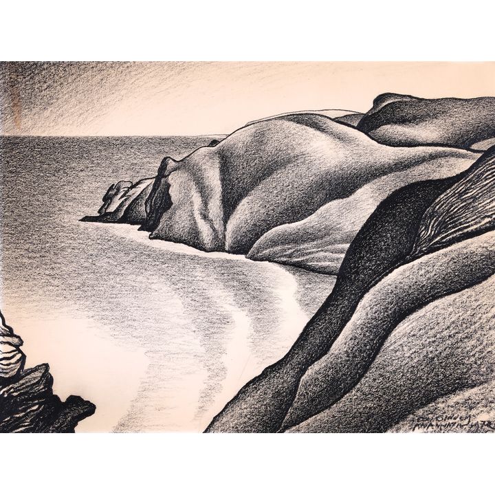 Don Binney ‘Over Anawhata – Seaward’