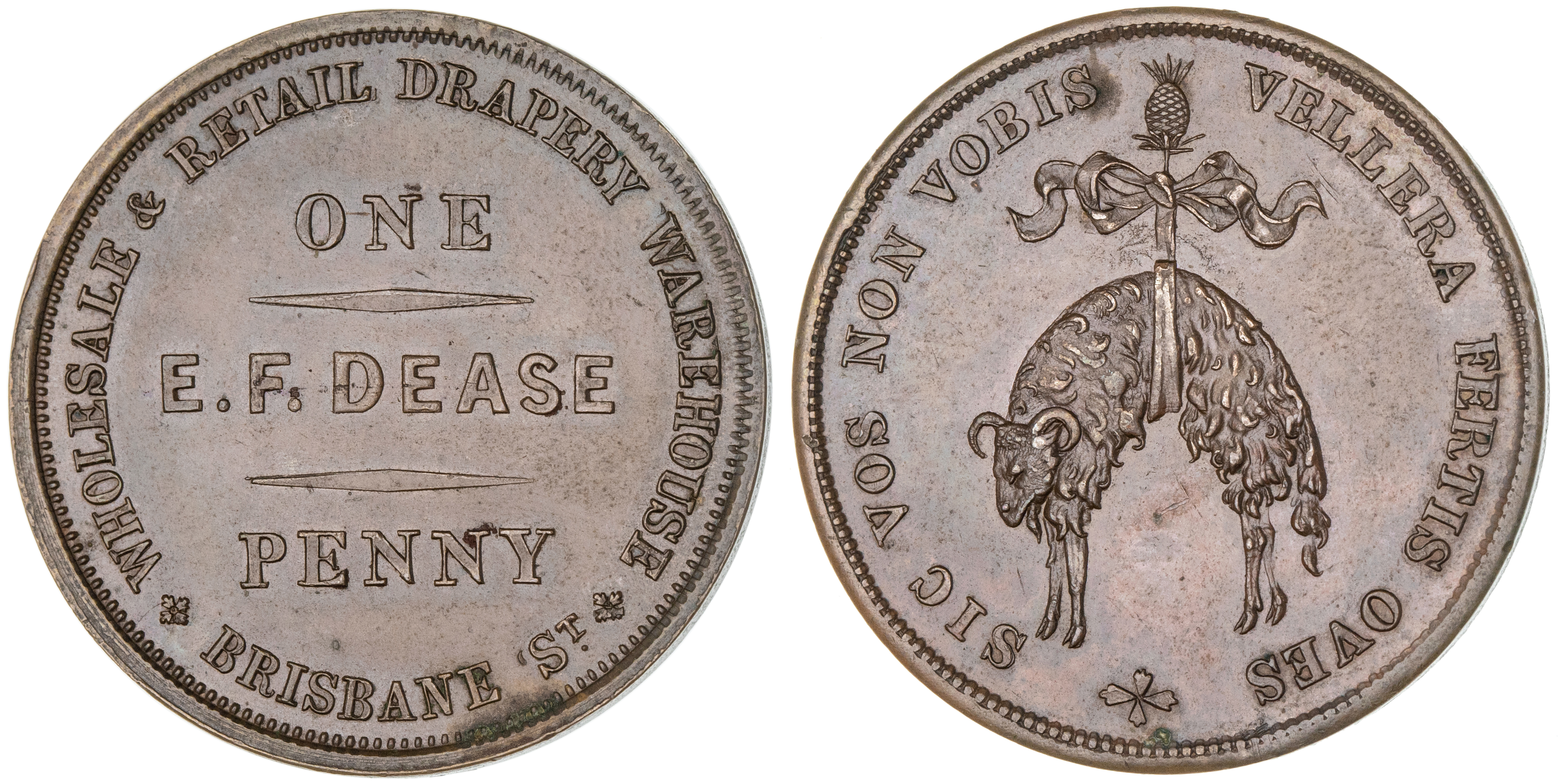 Launceston, Tasmania, E. F. Dease, Penny, CHU