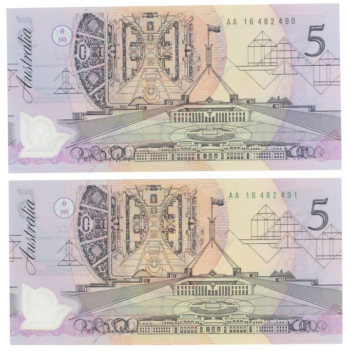 Fraser/Cole, Five Dollars, 1992, UNC