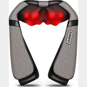 BLUE ELF SHIATSU NECK MASSAGER, SHIATSU BACK SHOULDER MASSAGER WITH HEAT, ELECTRIC KNEADING MASSAGE PILLOW FOR BACK,SHOULDER, FOOT