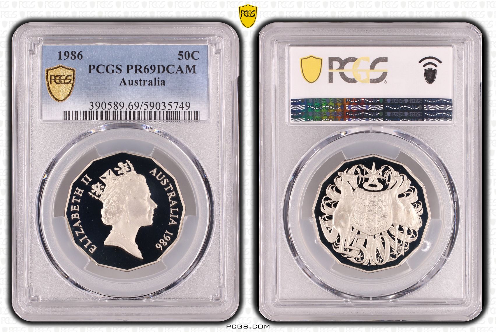 Fifty Cent, 1986, PR69DCAM
