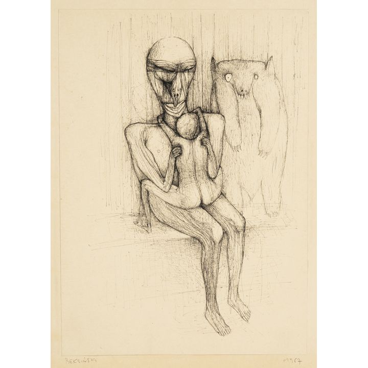 Zdzisław Beksiński | Bez tytułu, 1967 r.