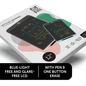 Playful Panda LCD 12 Multifunctional Doodle Tablet Pack of 2 Blue |