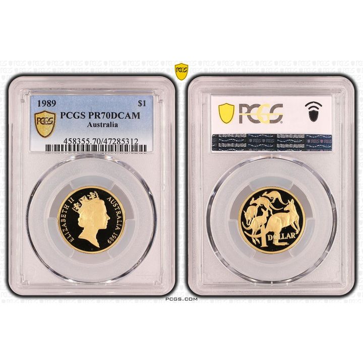 Elizabeth II, One Dollar, 1989, PCGS PR70DCAM