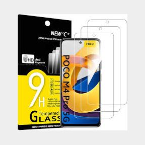 3 Pack 9H Strong Durable Screen Protector for Poco M4 Pro Bar 9902033297116 - 51748/20055 SN B2 (S7)