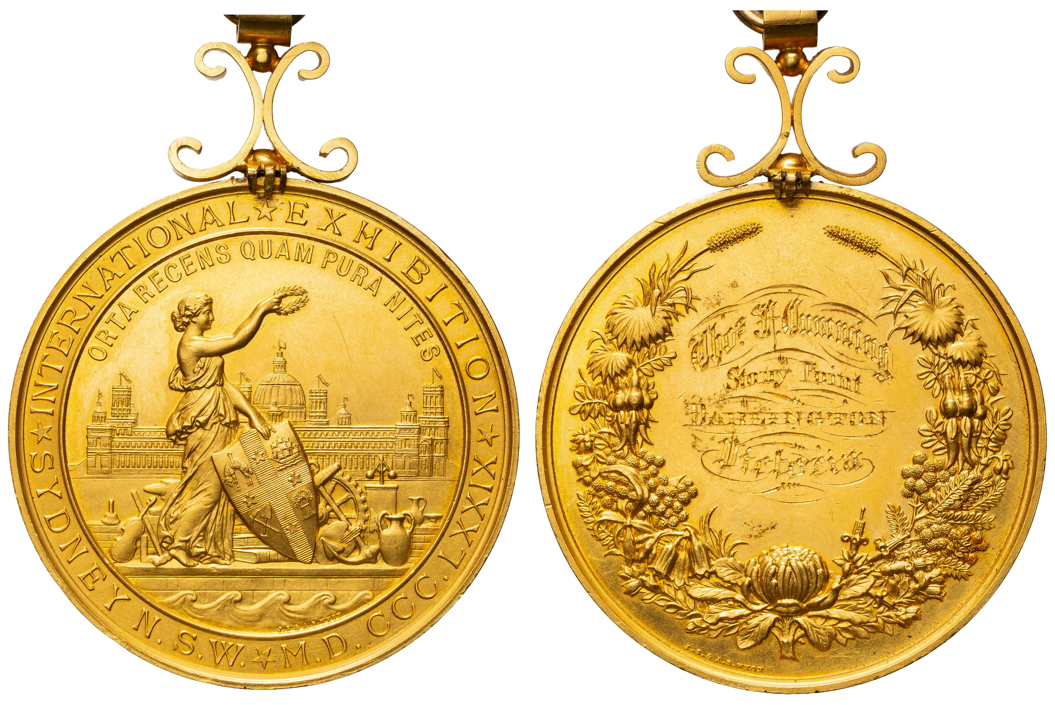 Sydney International Exhibition - Gold, 1879, UNC - CHU