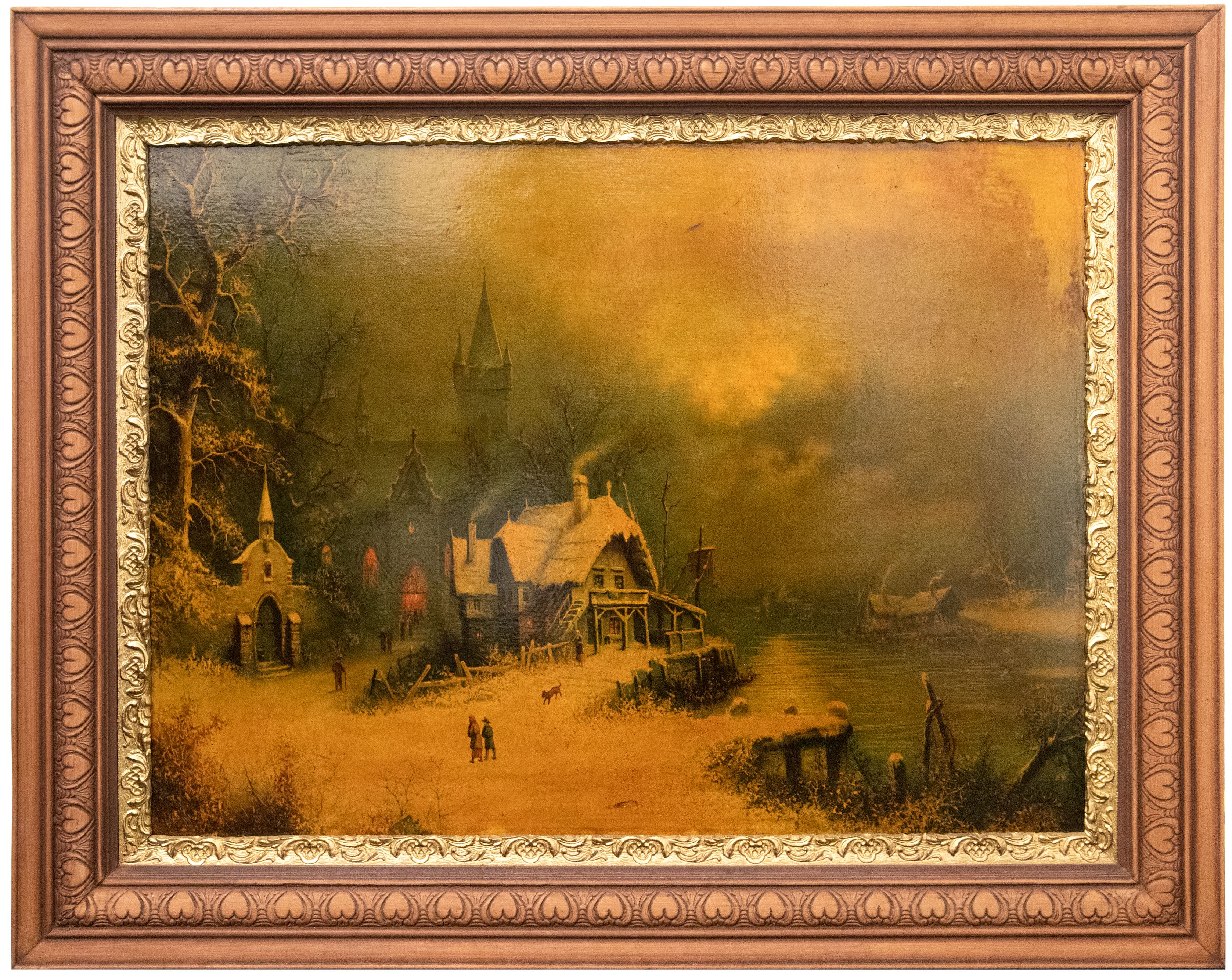 Germany, Albert Bredow (1828-1899) (Attributed), 'Winter Landscape',