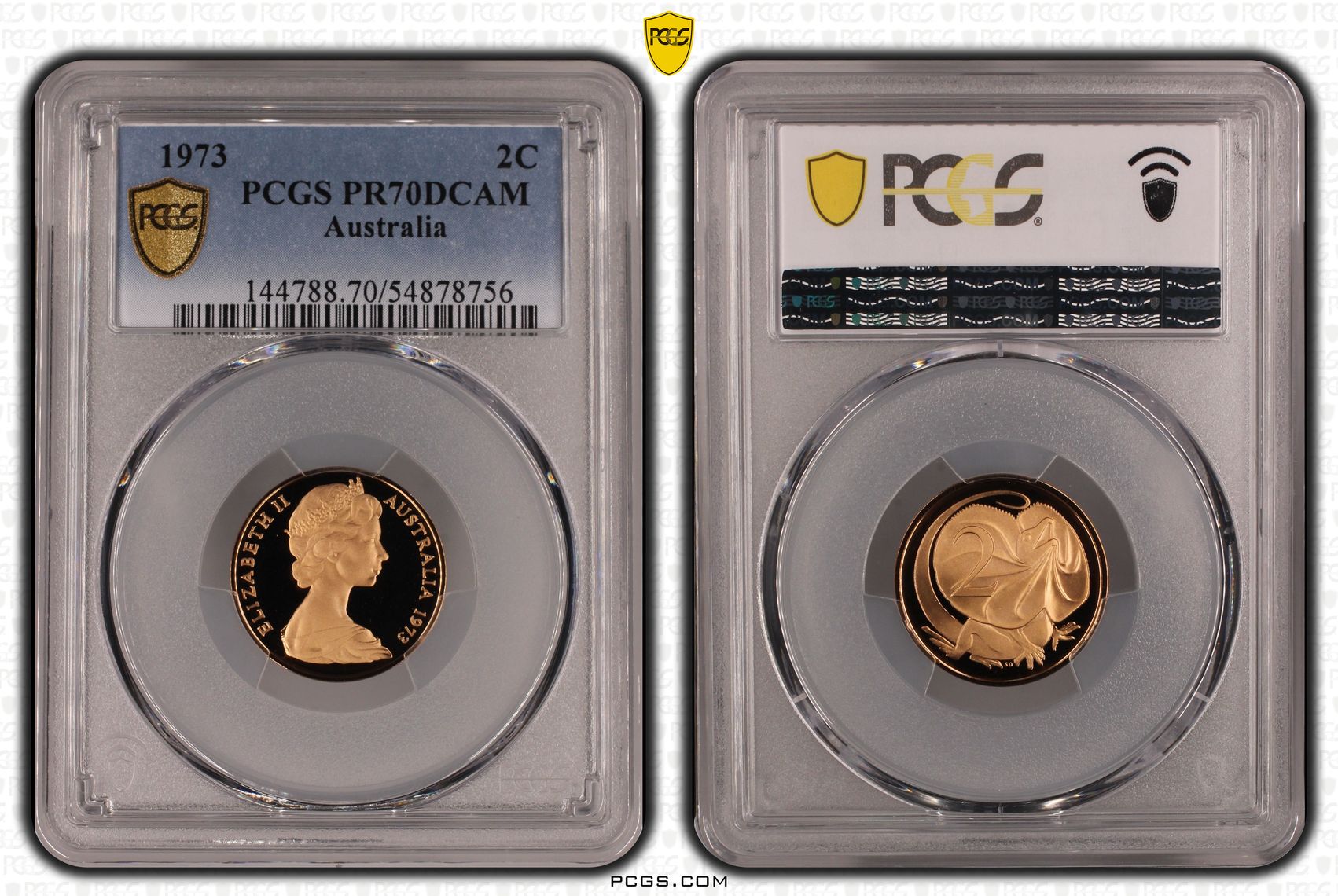 Pop 3/0, Two Cent, 1973, Pcgs Pr70dcam