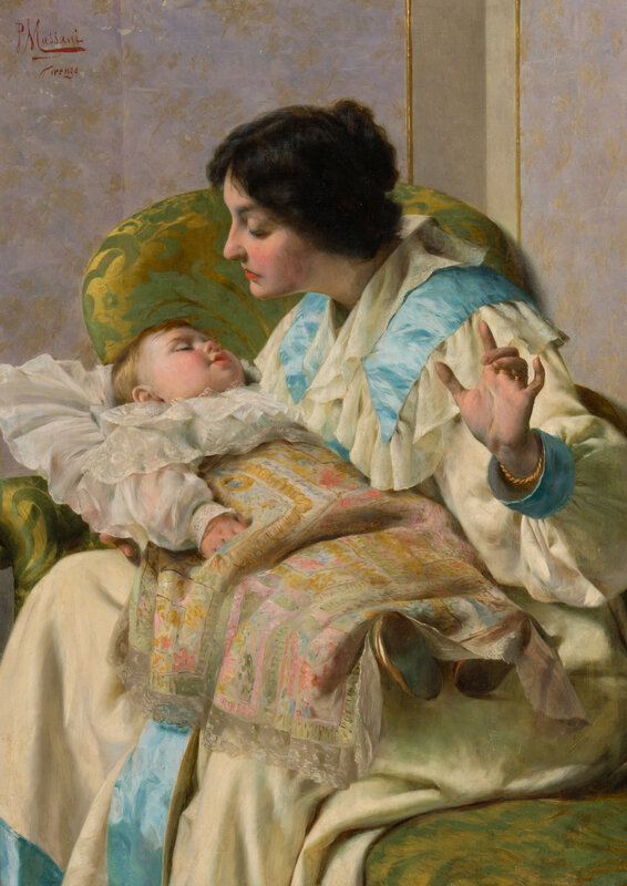 Pompeo Massani
(Italian, 1850-1920)
Sweet Slumber