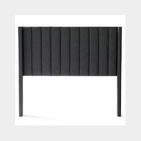 Mai Lifestyle Makhutla Panelled back headboard Black Three Quoter |
