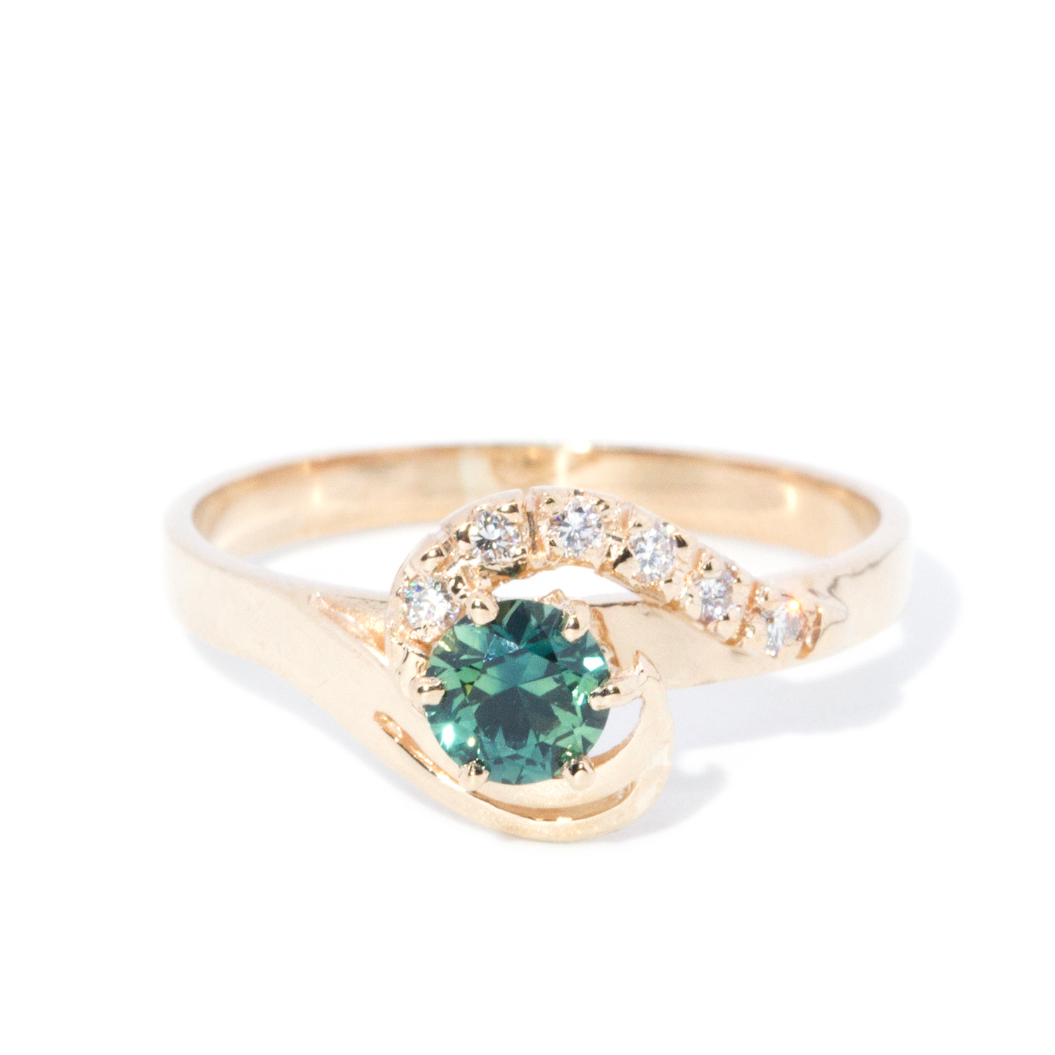 Sapphire & Diamond 9ct Gold Ring