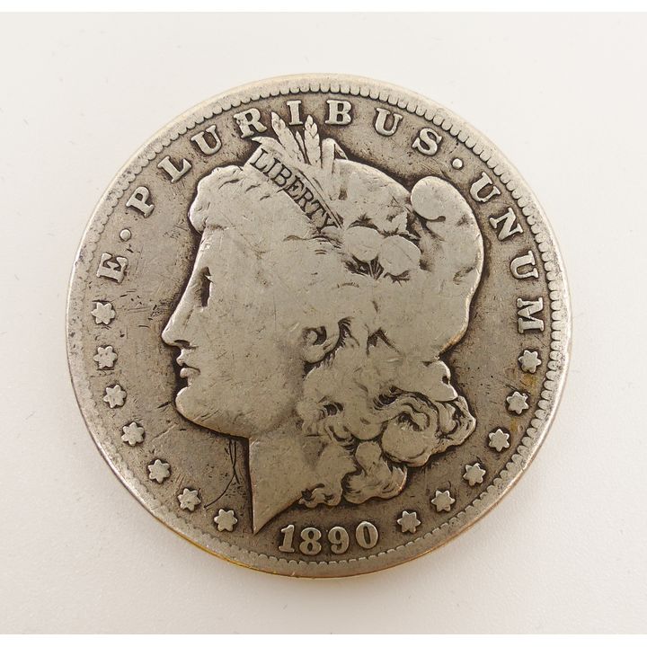 United States 1890-CC Morgan Silver Dollar Coin