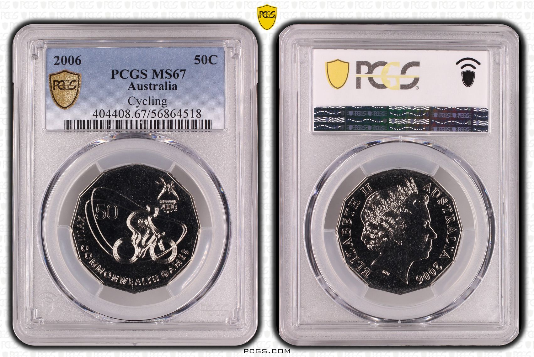 248 · Cycling, Fifty Cent, 2006,  MS67