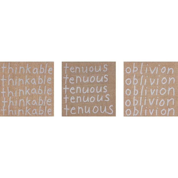 John Reynolds 'oblivion, thinkable, tenuous'
