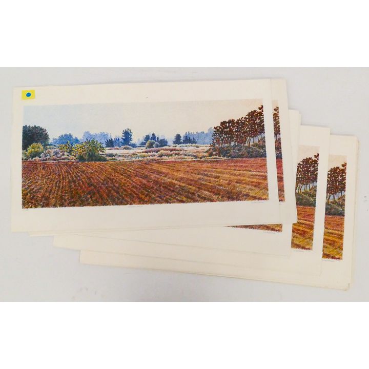 32pc Mike Pease ''October Fields'' Prints & Test Prints.