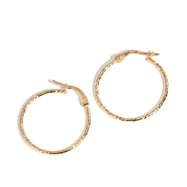 9 Carat Gold Hoops,
