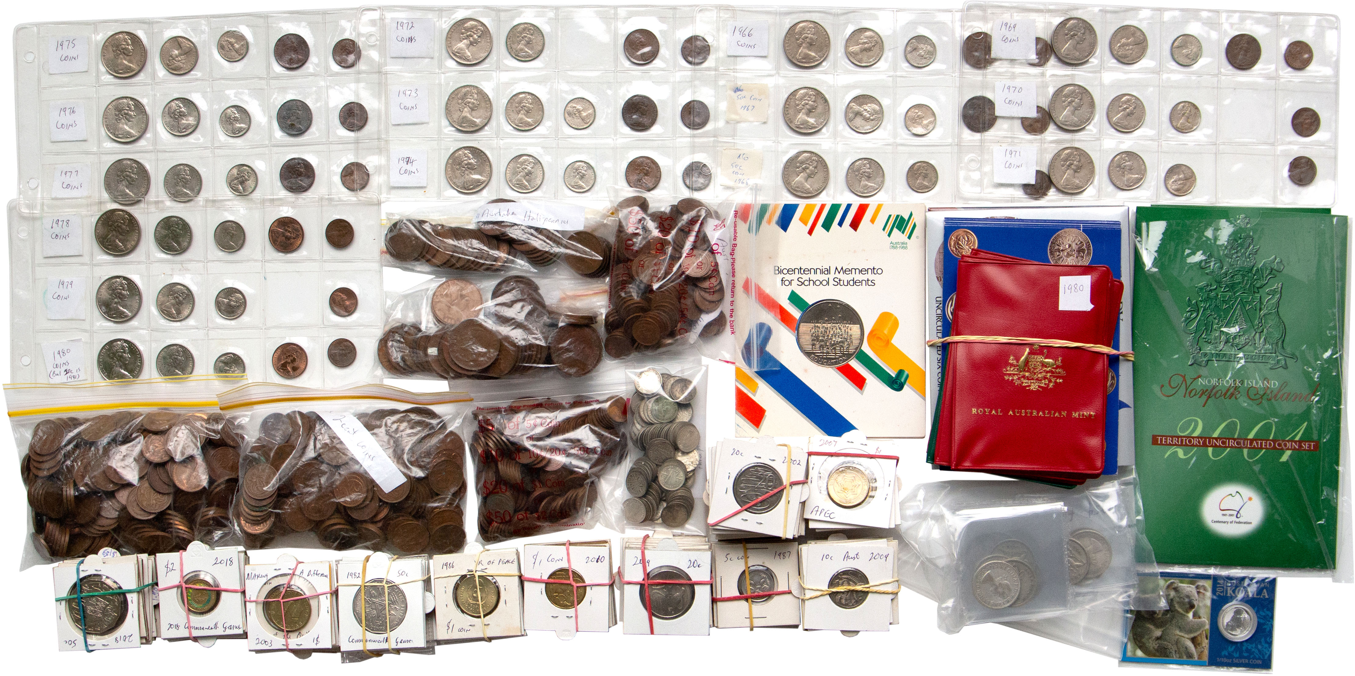 Elizabeth II, Mint Sets, 1980 - 2016, aUNC - CHU