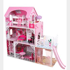 LED LIGHT DOLL TOY HOUSE & 18 PCS FURNITURE WA06A425**