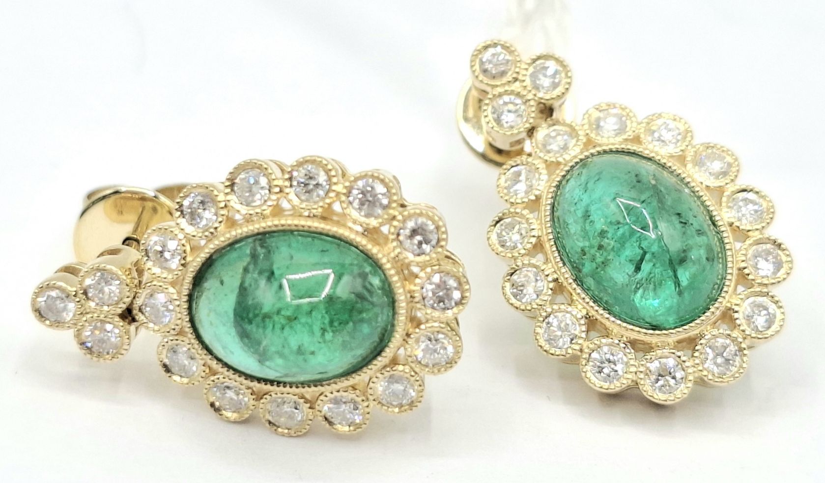 1171 · 9CT GOLD ANTIQUE STYLE DROP EARRINGS